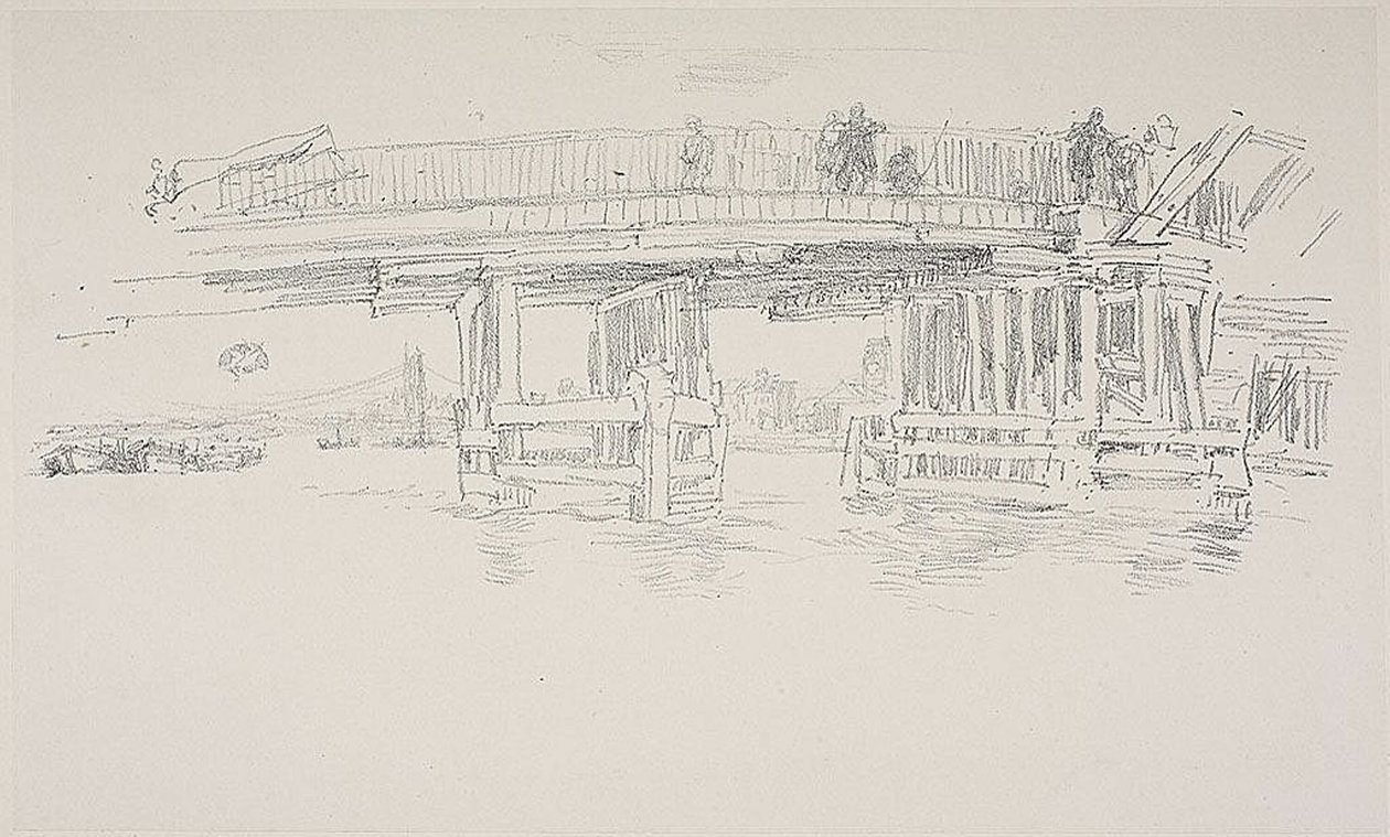 Ponte Velha de Battersea de James Abbott McNeill Whistler