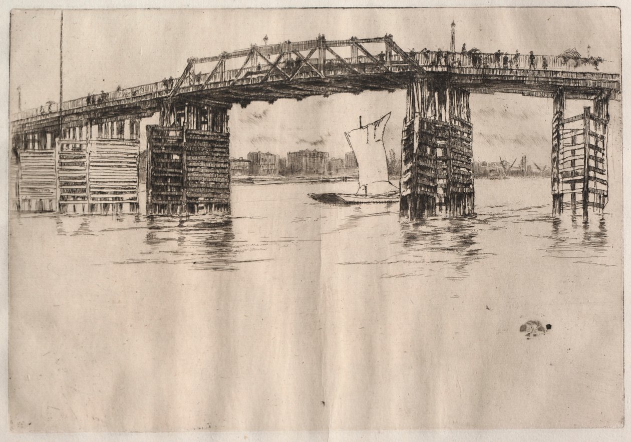 Ponte antiga de Battersea de James McNeill Whistler