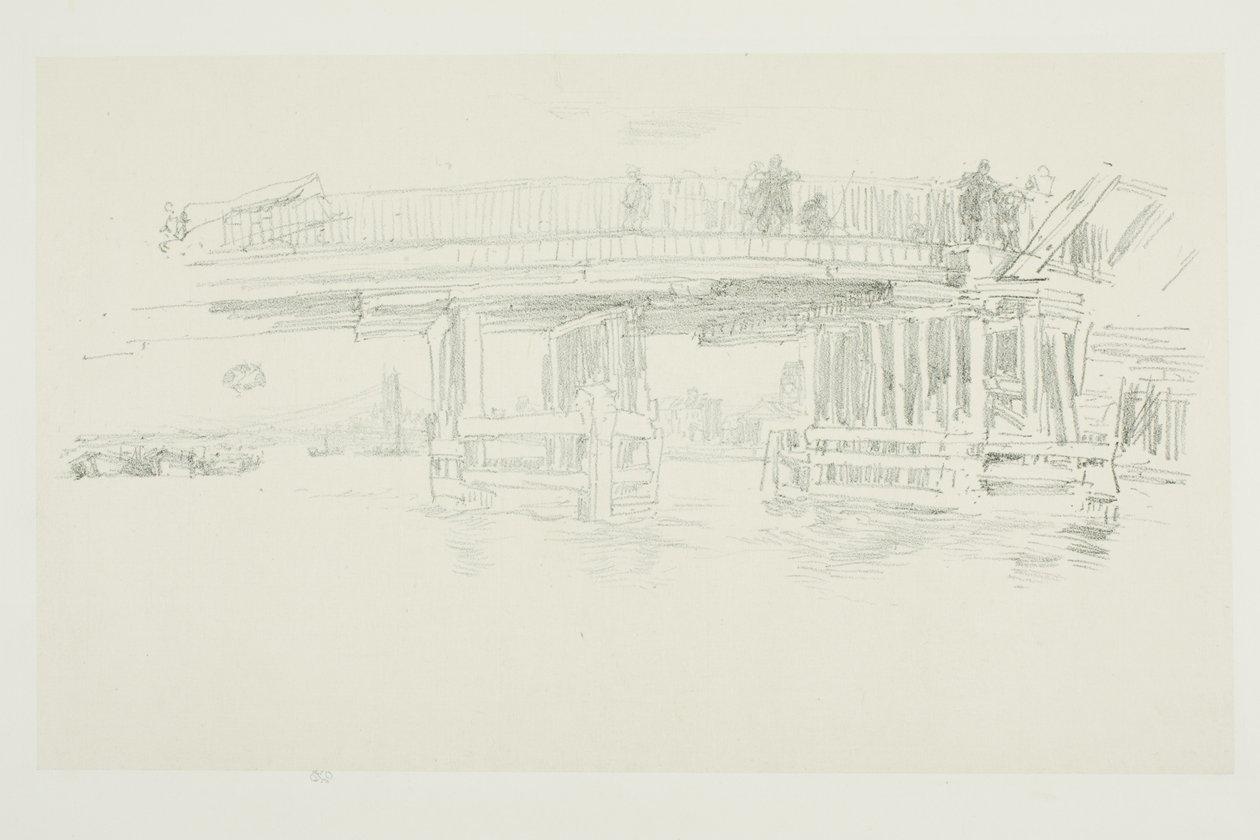 Ponte antiga de Battersea de James McNeill Whistler