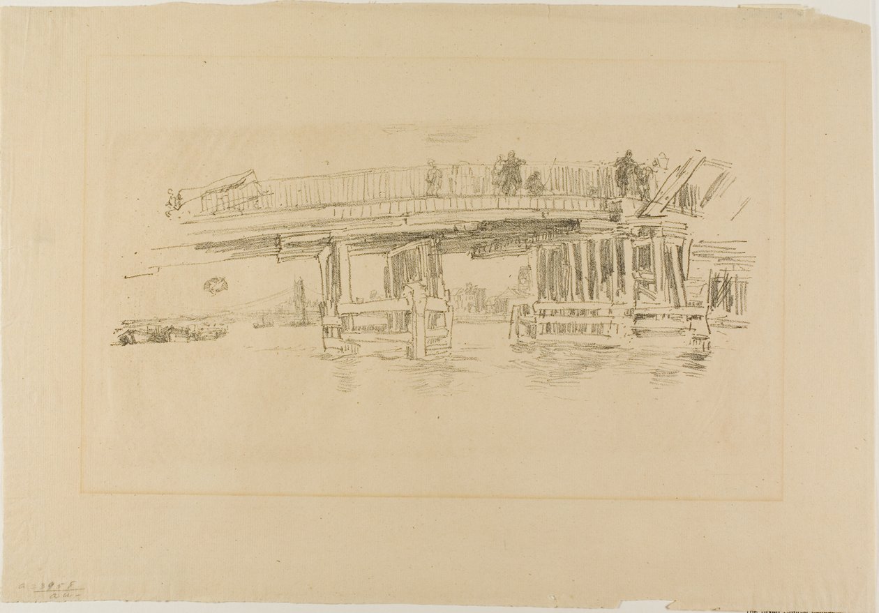 Ponte antiga de Battersea de James McNeill Whistler