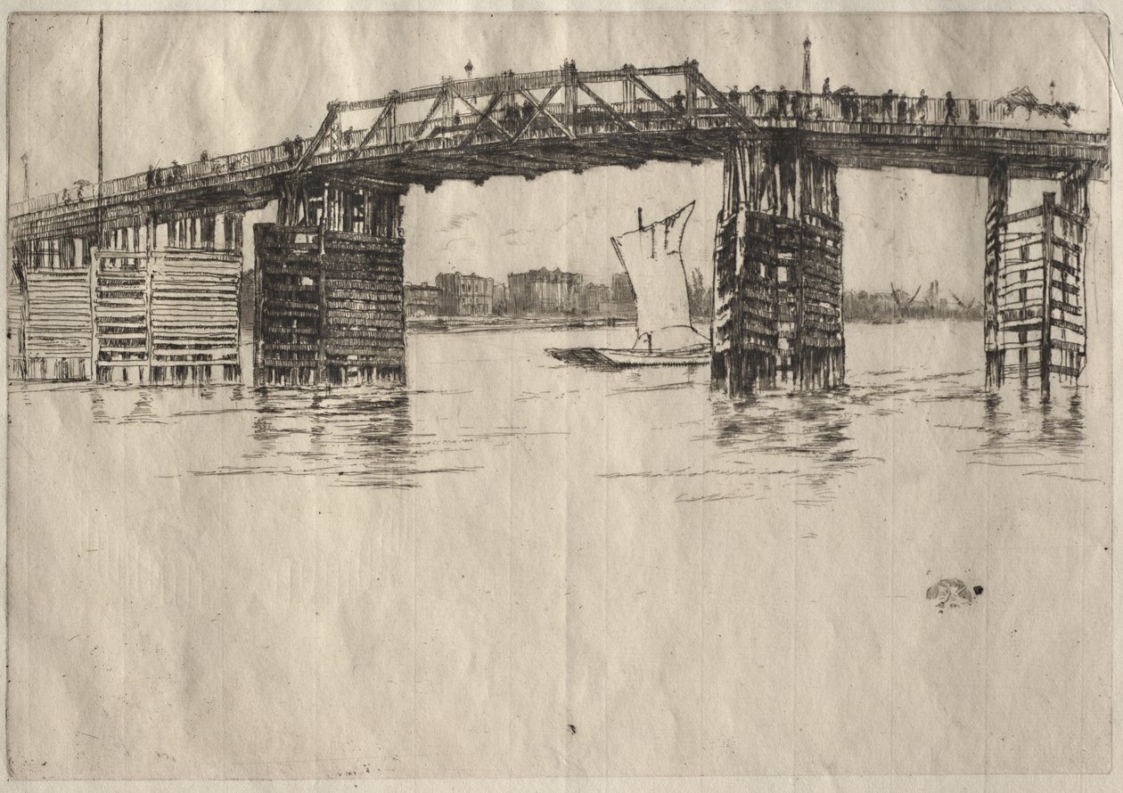 Antiga Ponte de Battersea de James McNeill Whistler