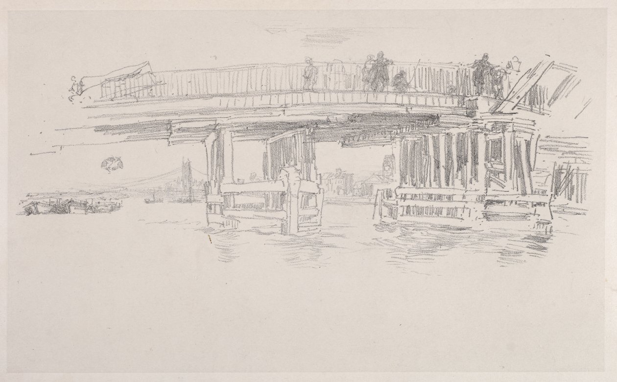 Antiga Ponte de Battersea de James McNeill Whistler
