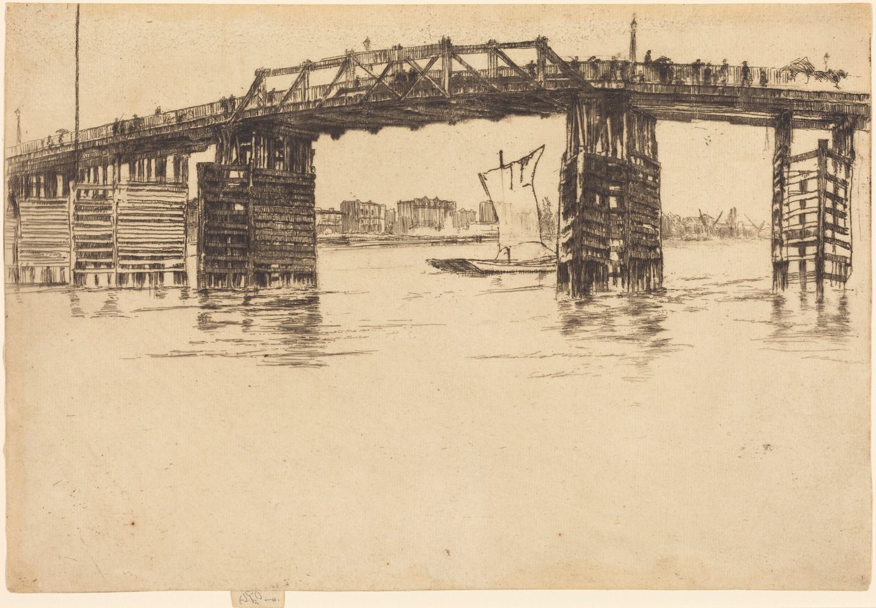 A velha ponte de Battersea de James McNeill Whistler