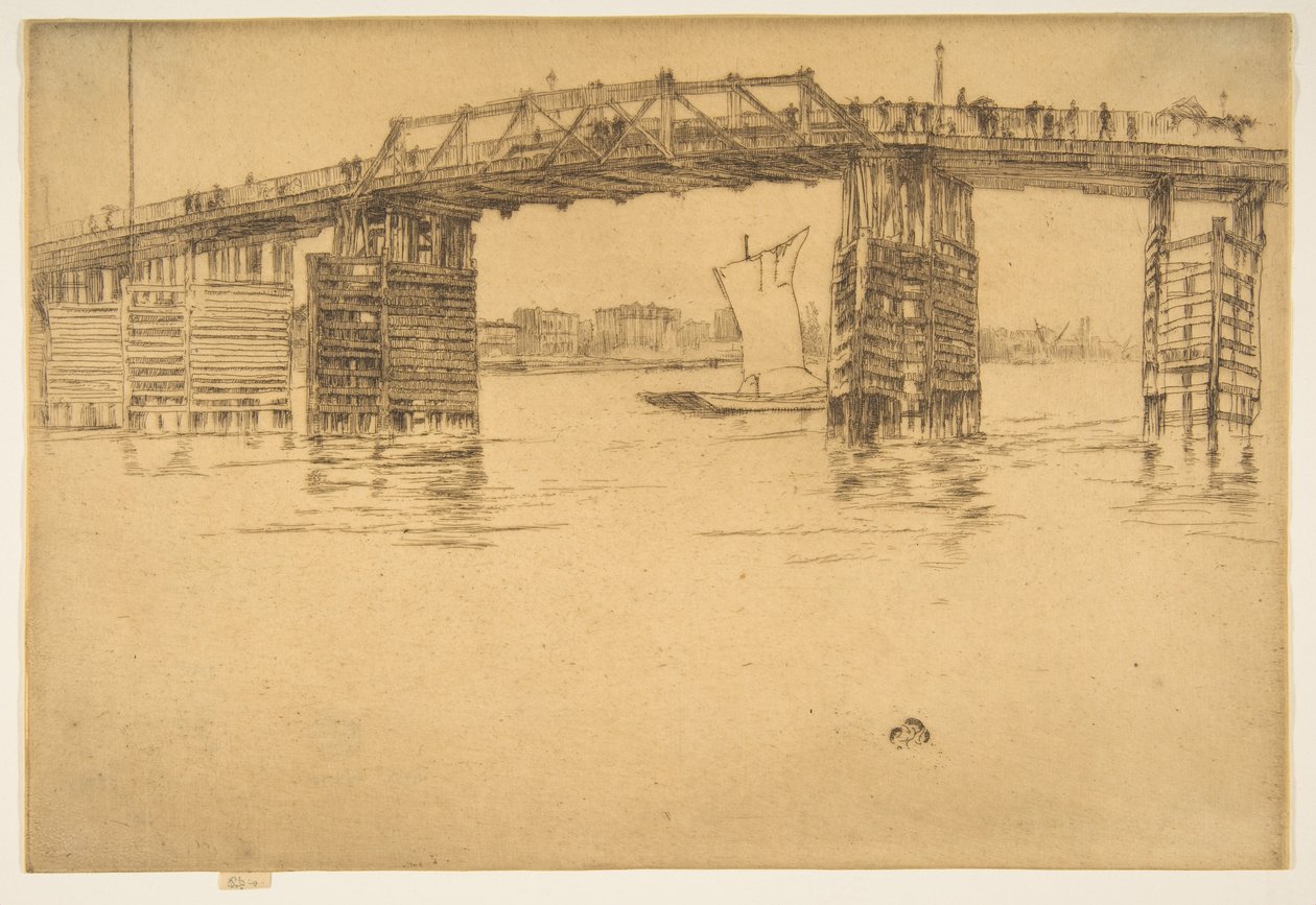 A velha ponte de Battersea de James McNeill Whistler