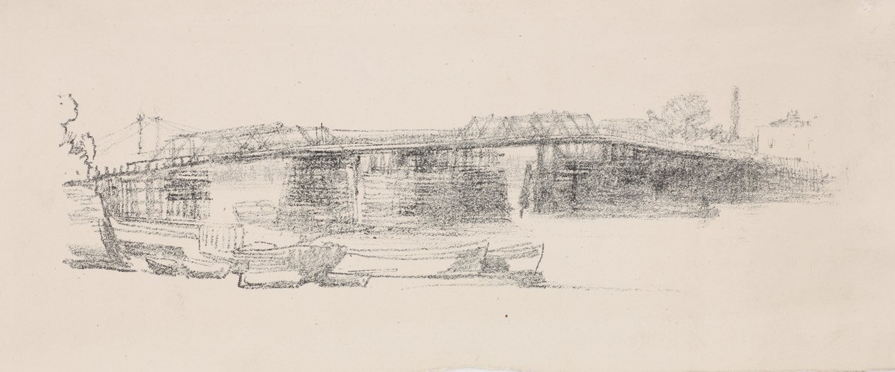 Ponte Velha de Battersea, nº 2 de James Abbott McNeill Whistler