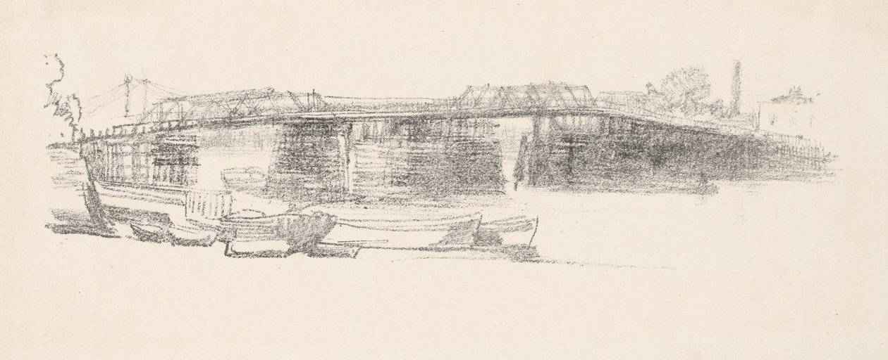 Ponte Velha de Battersea, nº 2 de James Abbott McNeill Whistler