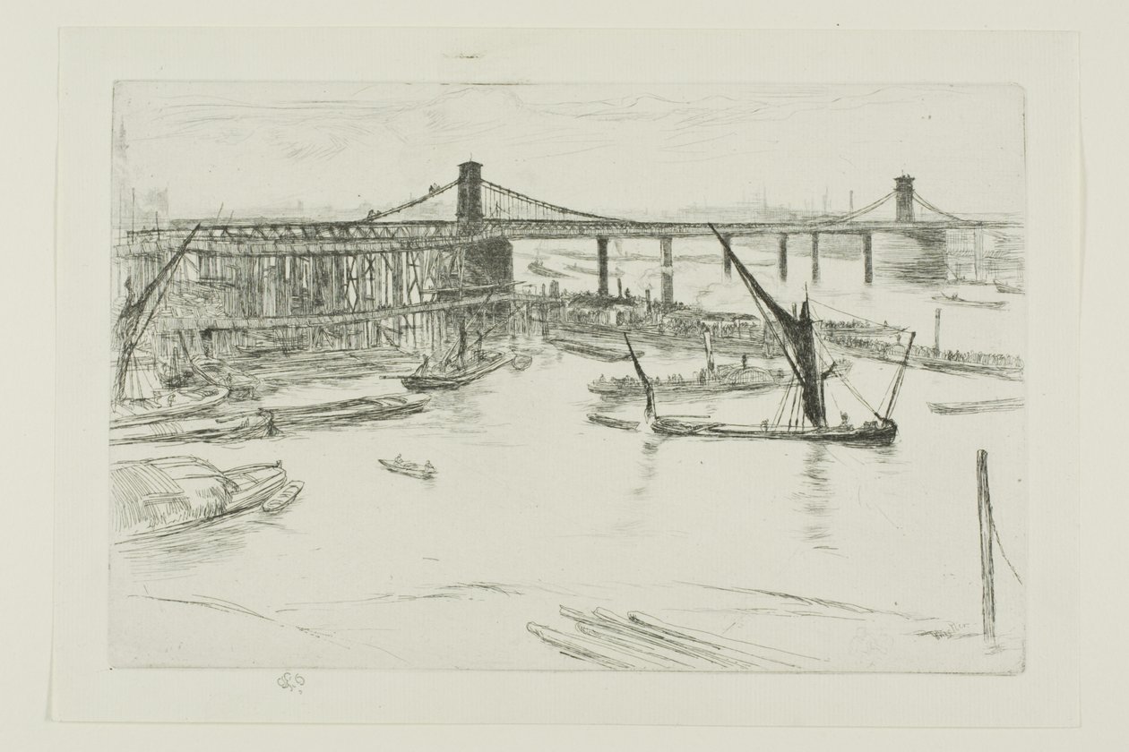Ponte Velha de Hungerford de James Abbott McNeill Whistler