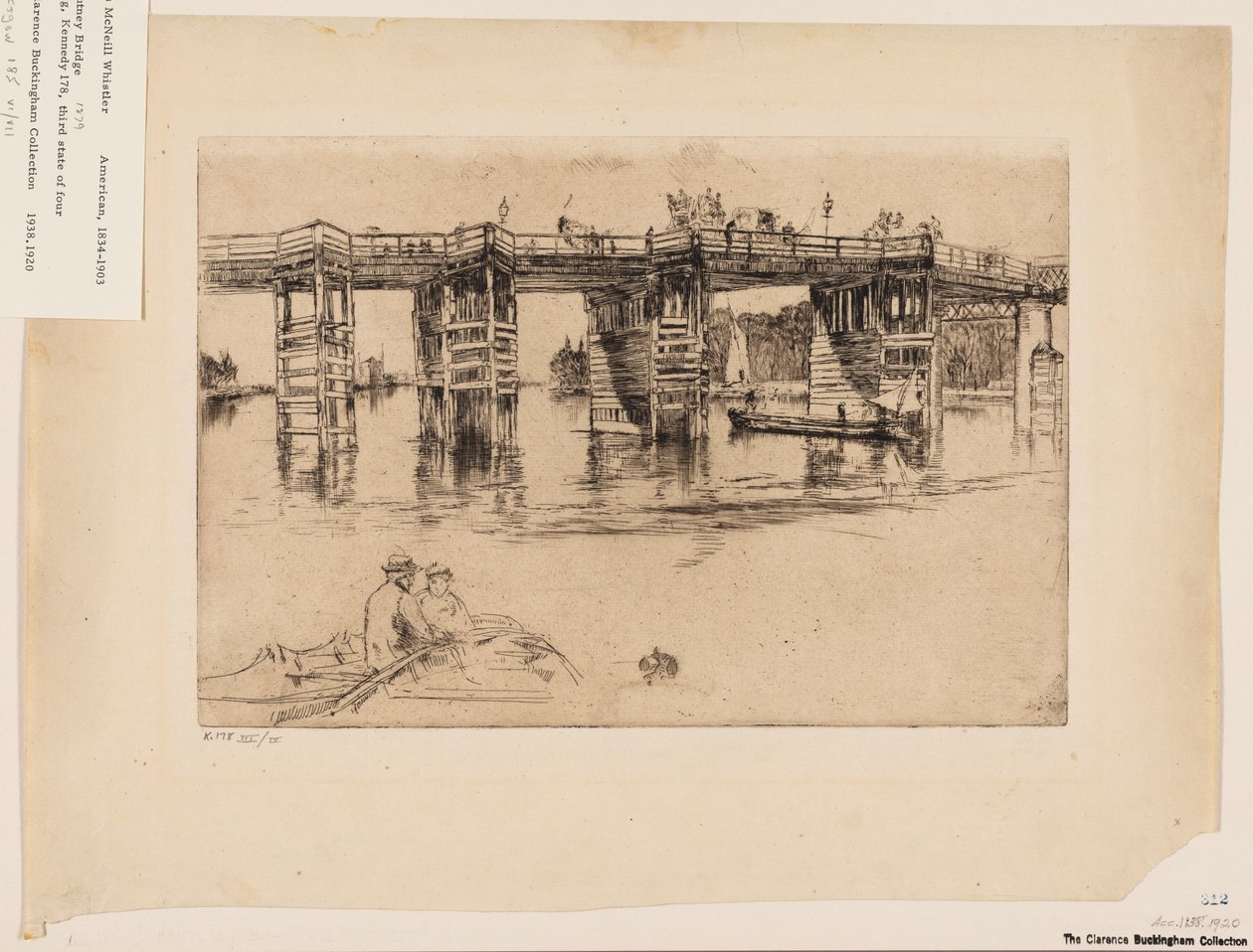 Ponte Velha de Putney de James Abbott McNeill Whistler