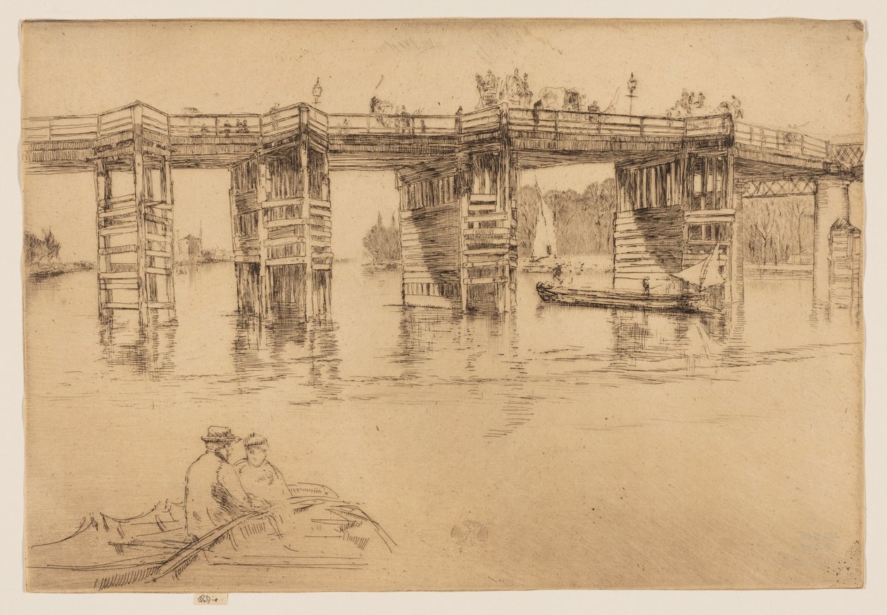Ponte Velha de Putney de James Abbott McNeill Whistler