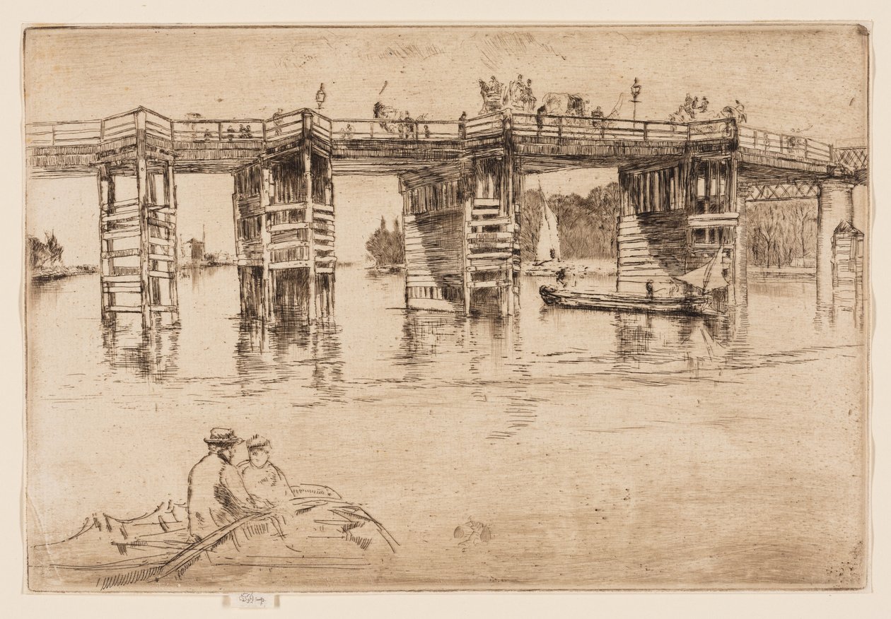Ponte Velha de Putney de James Abbott McNeill Whistler