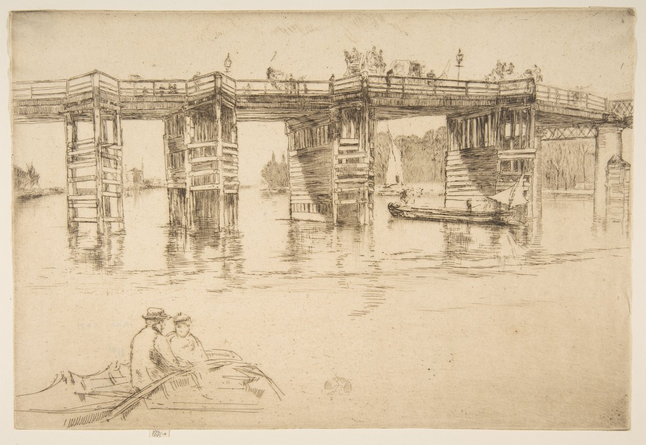 A velha ponte de Putney de James McNeill Whistler