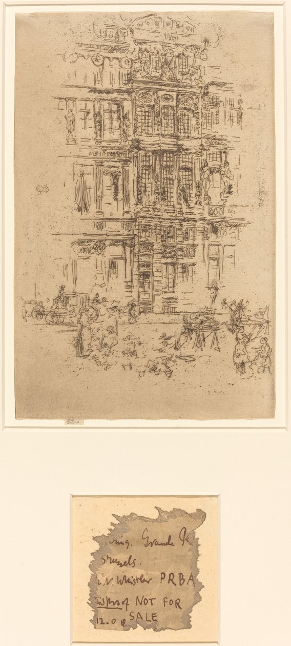Palácios, Bruxelas de James Abbott McNeill Whistler