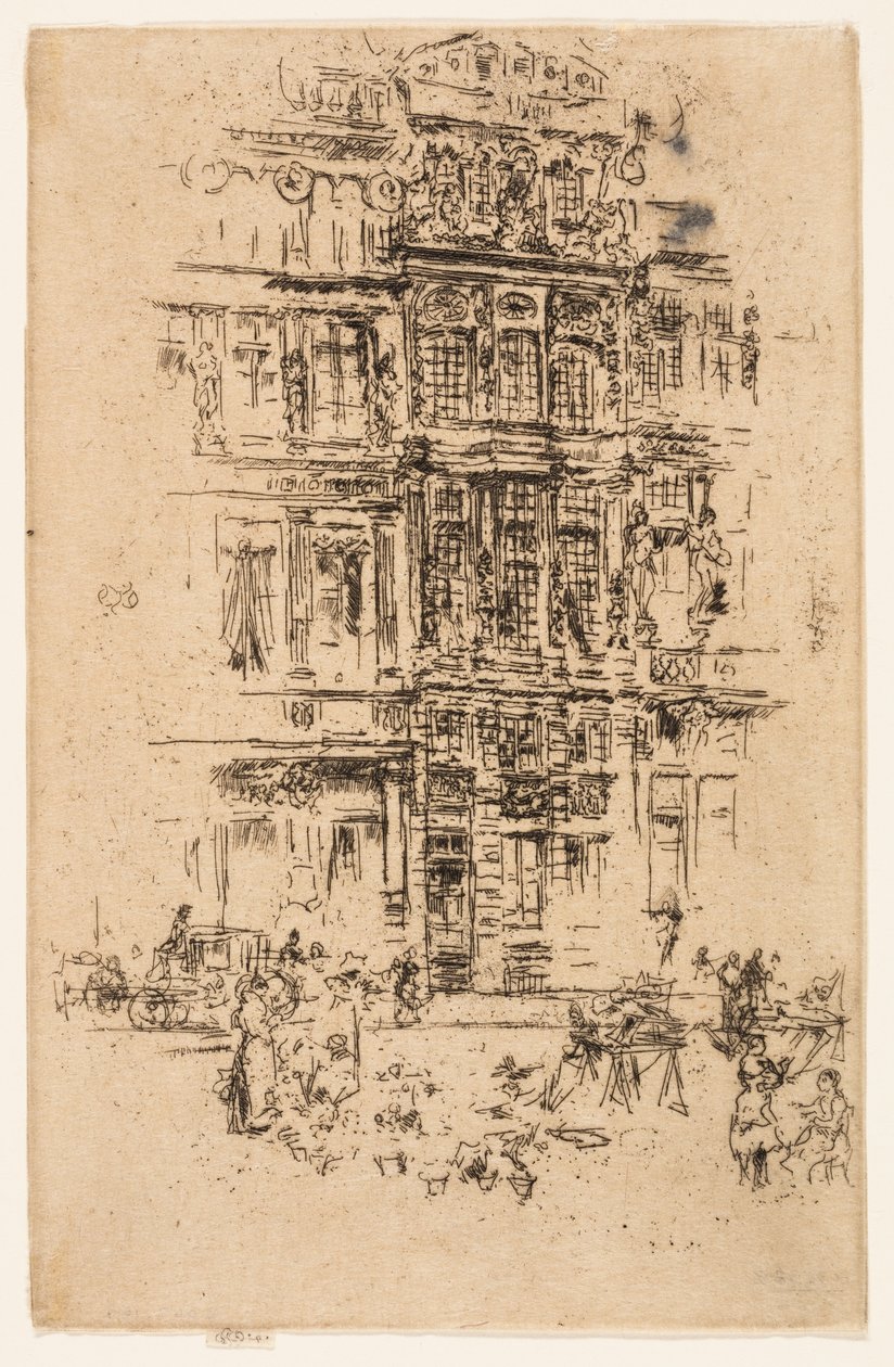 Palácios, Bruxelas de James Abbott McNeill Whistler