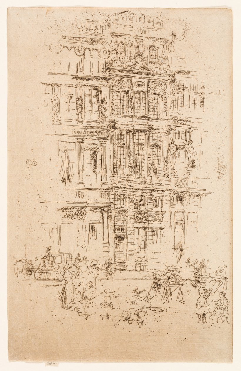 Palácios, Bruxelas de James Abbott McNeill Whistler