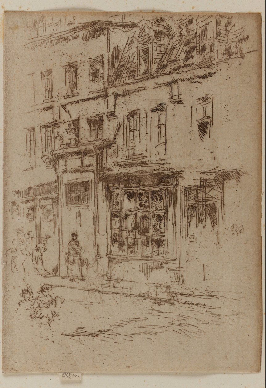 Petite Rue au Beurre, Bruxelas de James Abbott McNeill Whistler