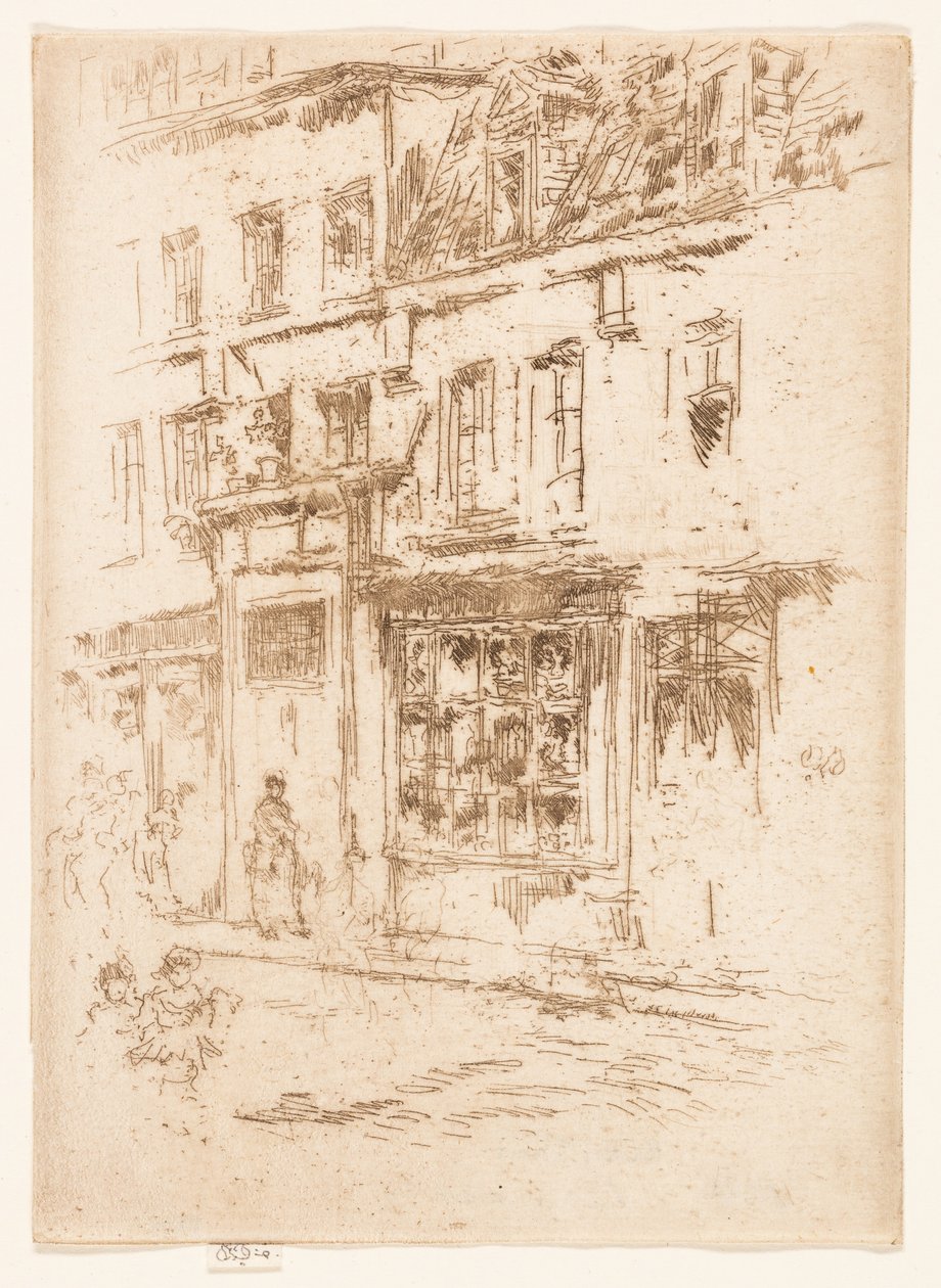 Little Butter Street, Bruxelas de James Abbott McNeill Whistler