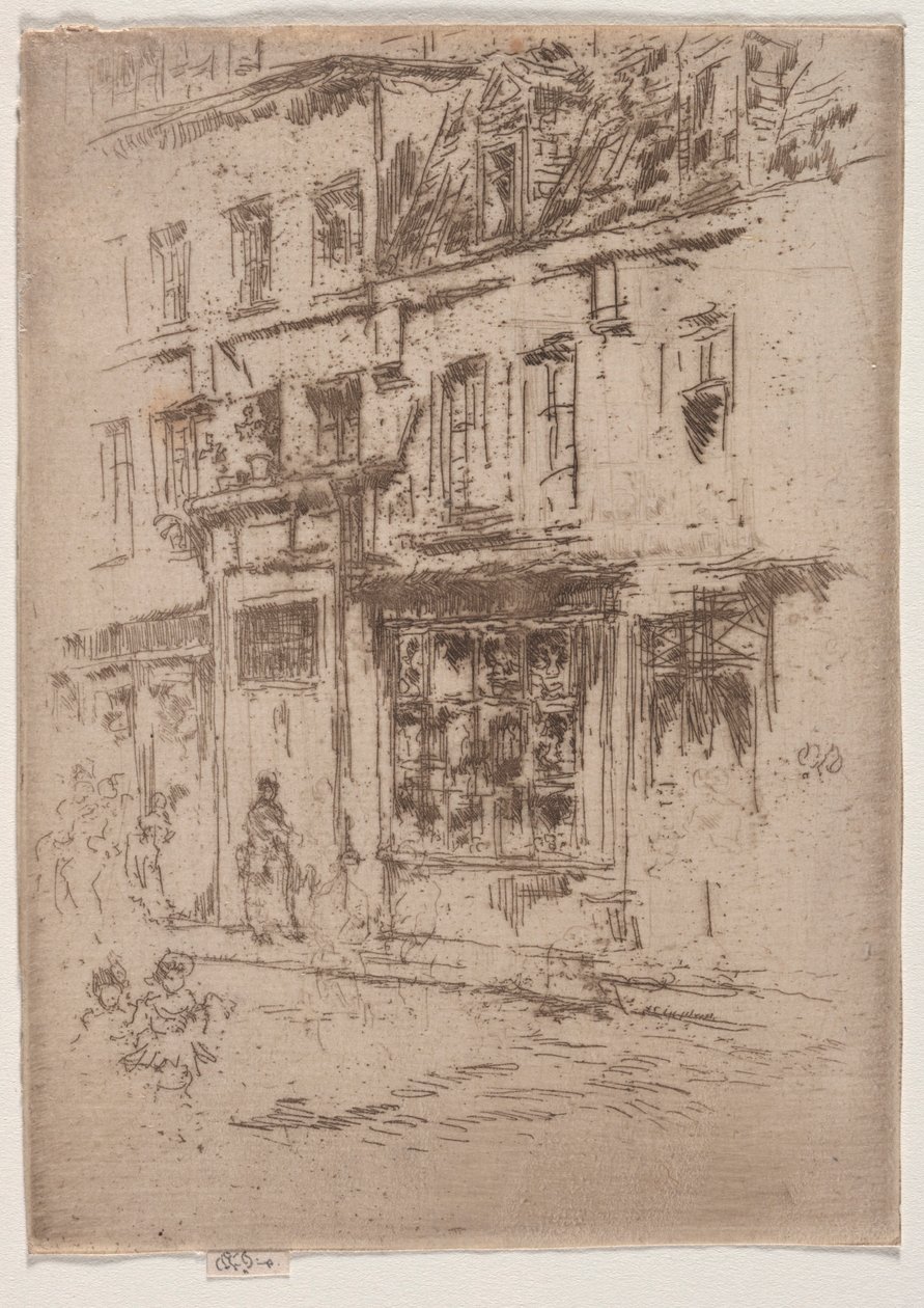 Petite Rue au Beurre, Bruxelas de James McNeill Whistler