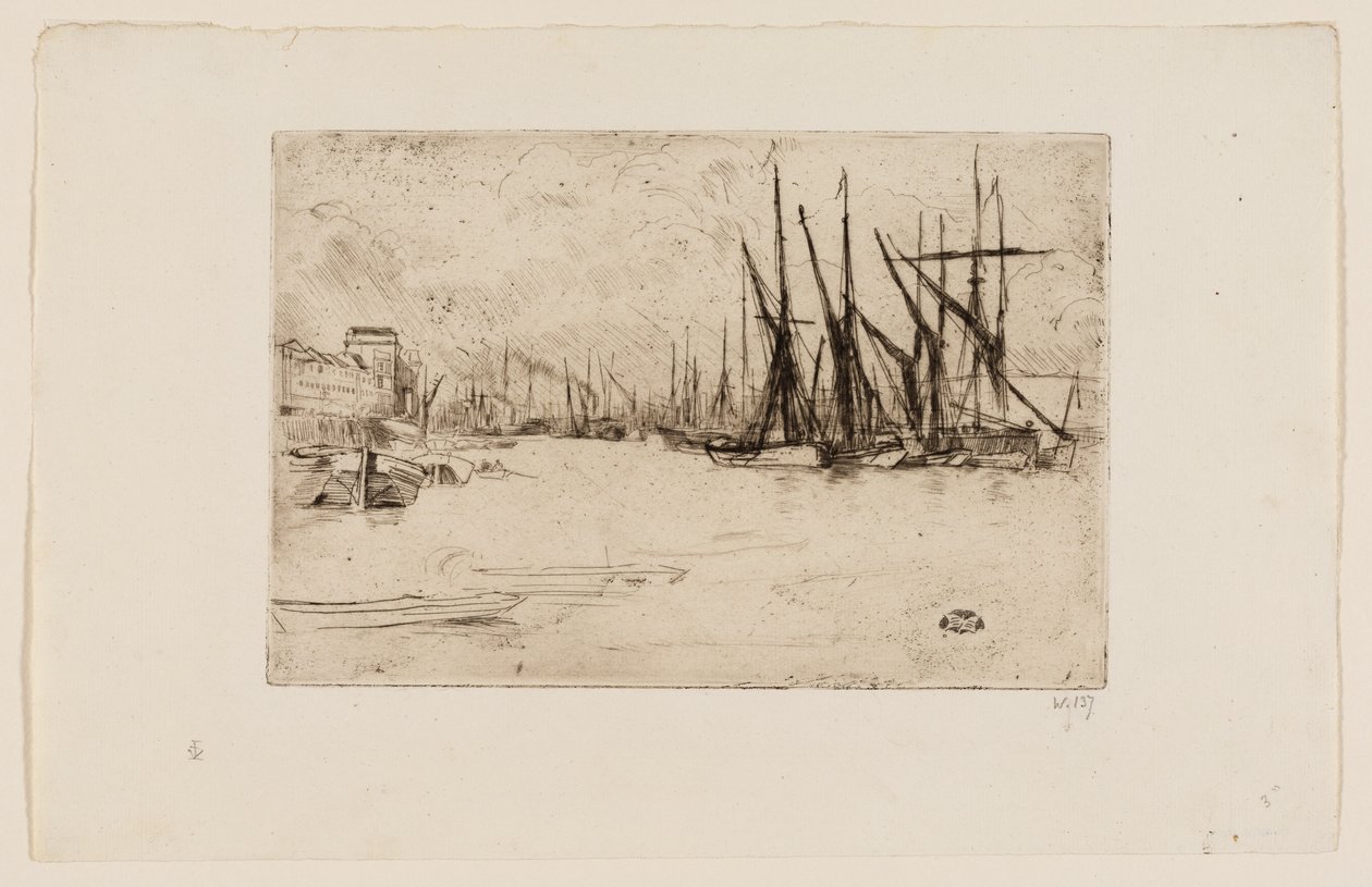 Cais de Arenque Picles de James Abbott McNeill Whistler