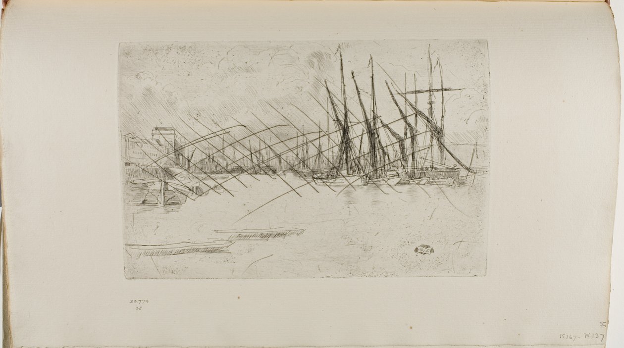 Cais de Arenque Picles de James Abbott McNeill Whistler
