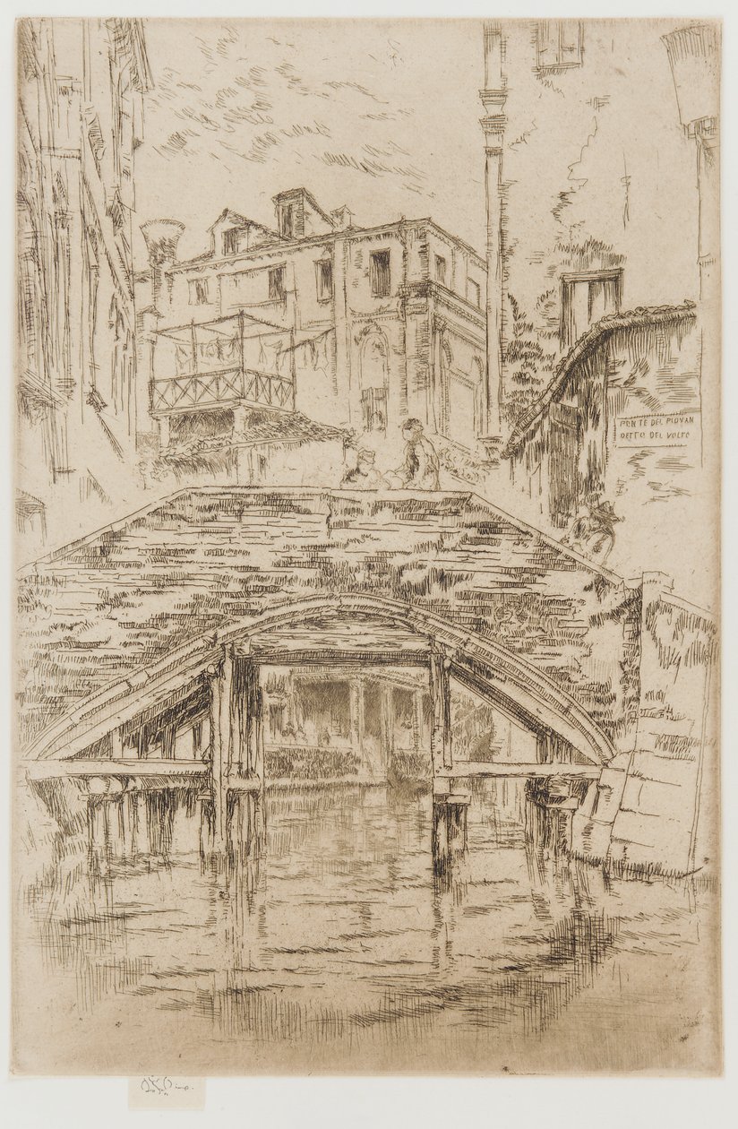 Ponte del Piovan de James Abbott McNeill Whistler
