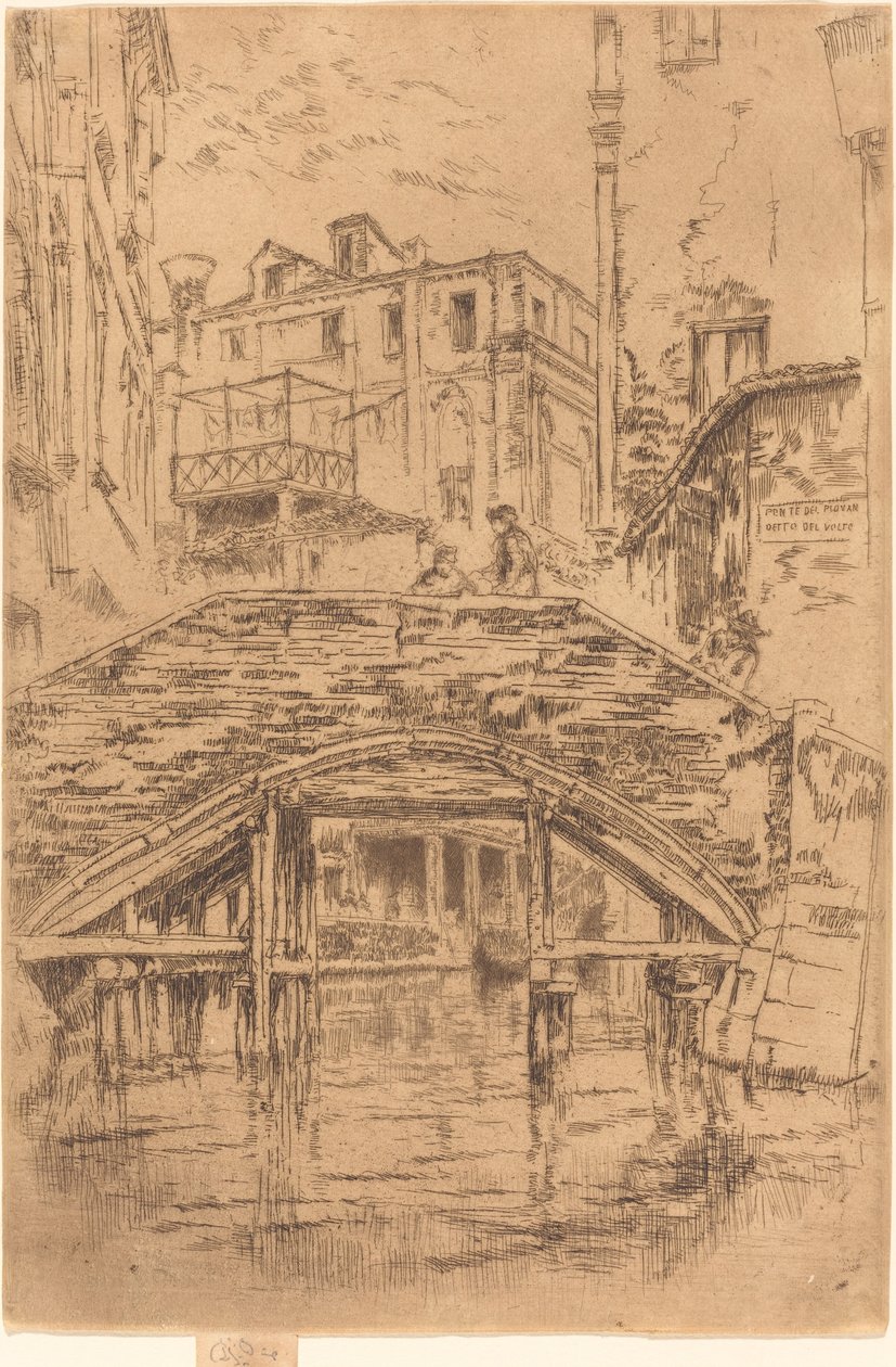 Ponte del Piovan de James Abbott McNeill Whistler