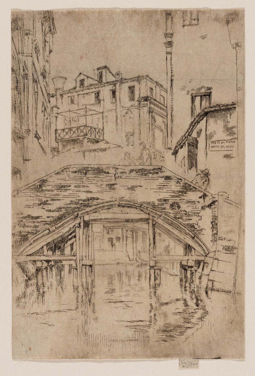 Ponte Piovan de James Abbott McNeill Whistler