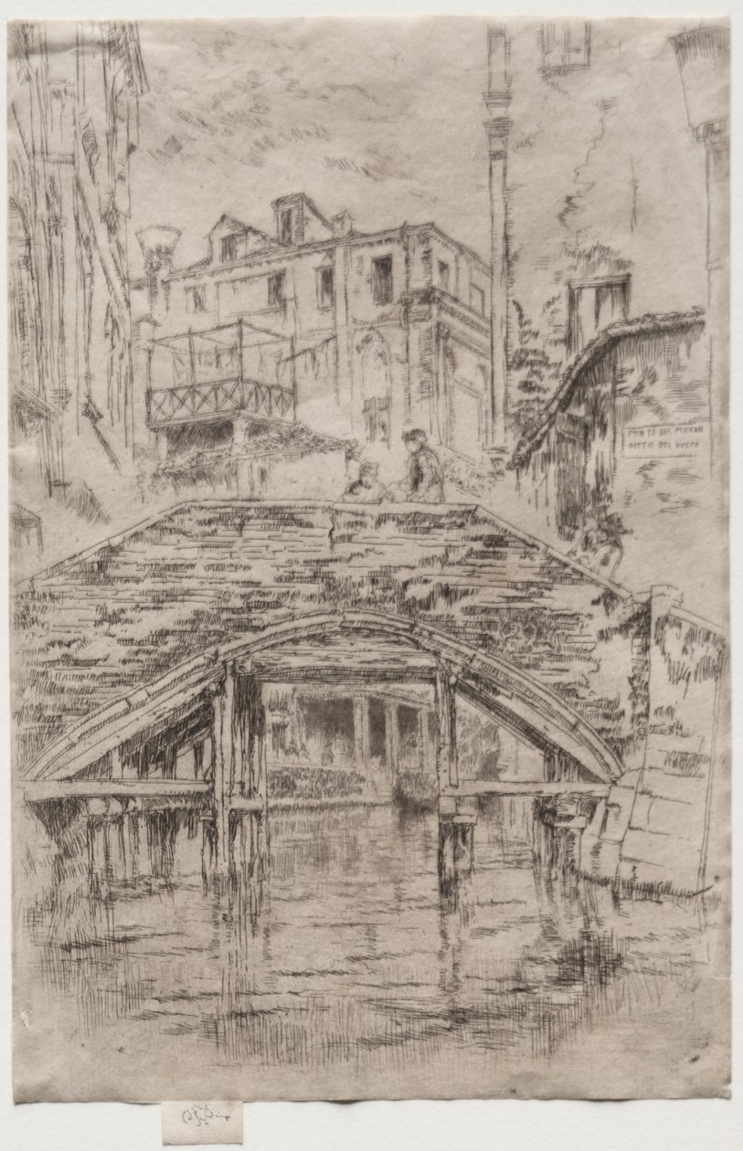 Ponte do Piovan de James McNeill Whistler