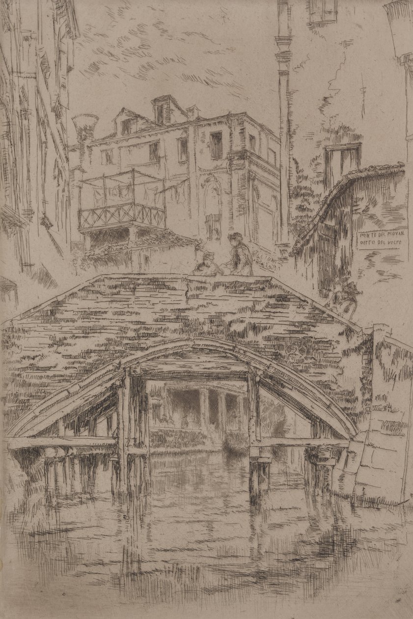 Ponte do Piovan de James McNeill Whistler