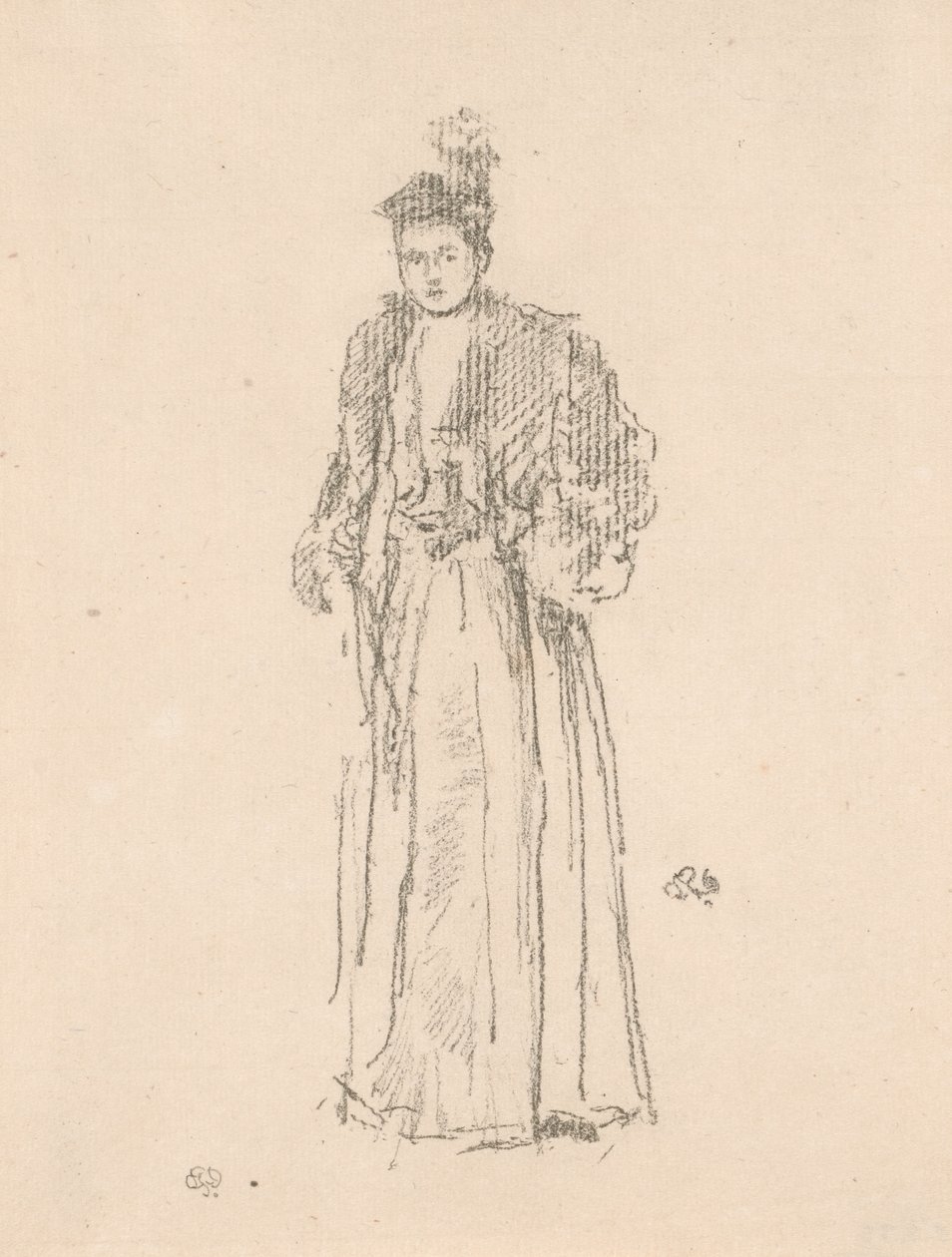 Estudo de retratos: Miss Charlotte R. Williams de James Abbott McNeill Whistler