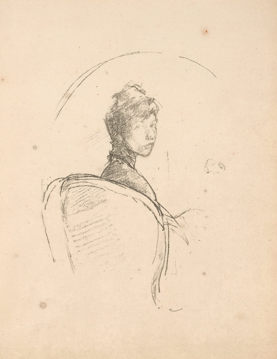 Estudo de retratos: Miss Rosalind Birnie Philip de James Abbott McNeill Whistler
