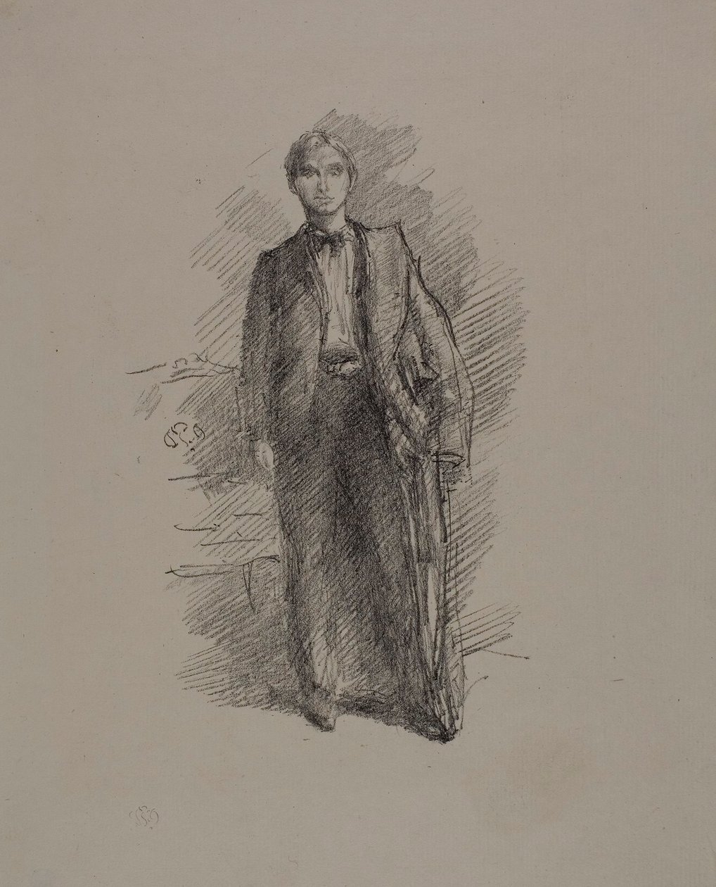 Estudo de retratos: Sr. Herbert C. Pollitt de James Abbott McNeill Whistler