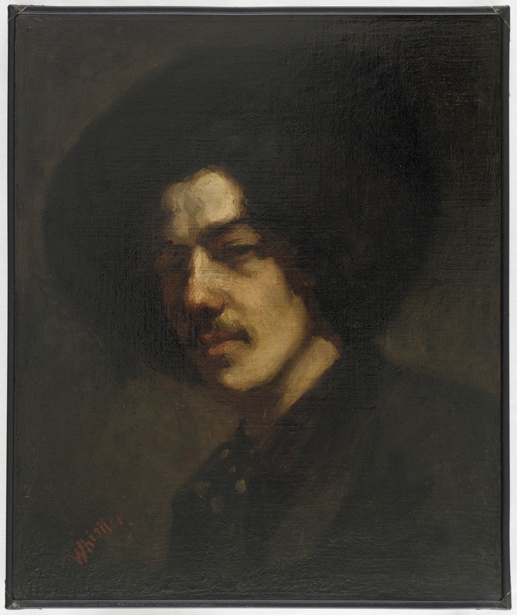 Retrato de Whistler com um chapéu de James Abbott McNeill Whistler