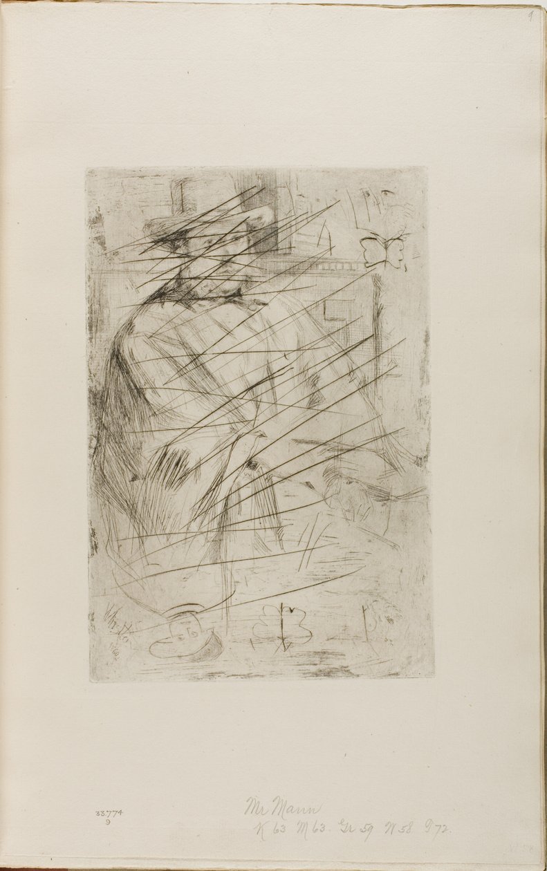 Retrato de um homem de James Abbott McNeill Whistler