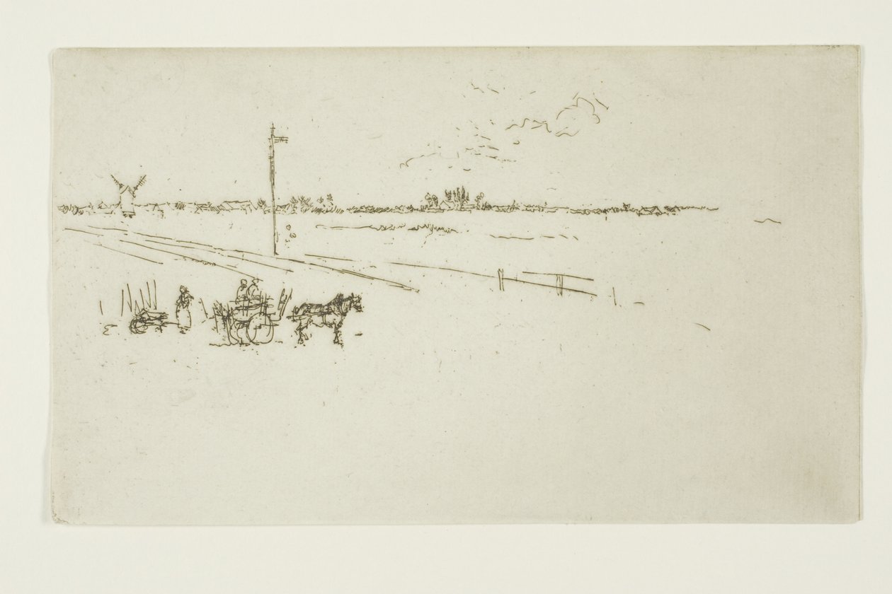Estação de caminho de ferro, Voves de James McNeill Whistler