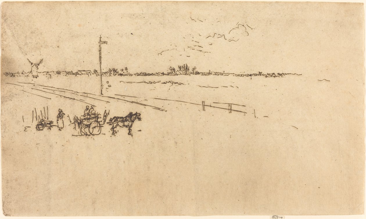 Estação Ferroviária, Voves de James Abbott McNeill Whistler
