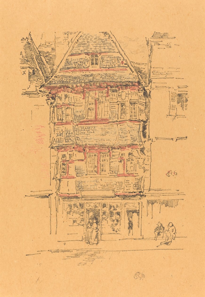 Casa Vermelha, Paimpol de James Abbott McNeill Whistler