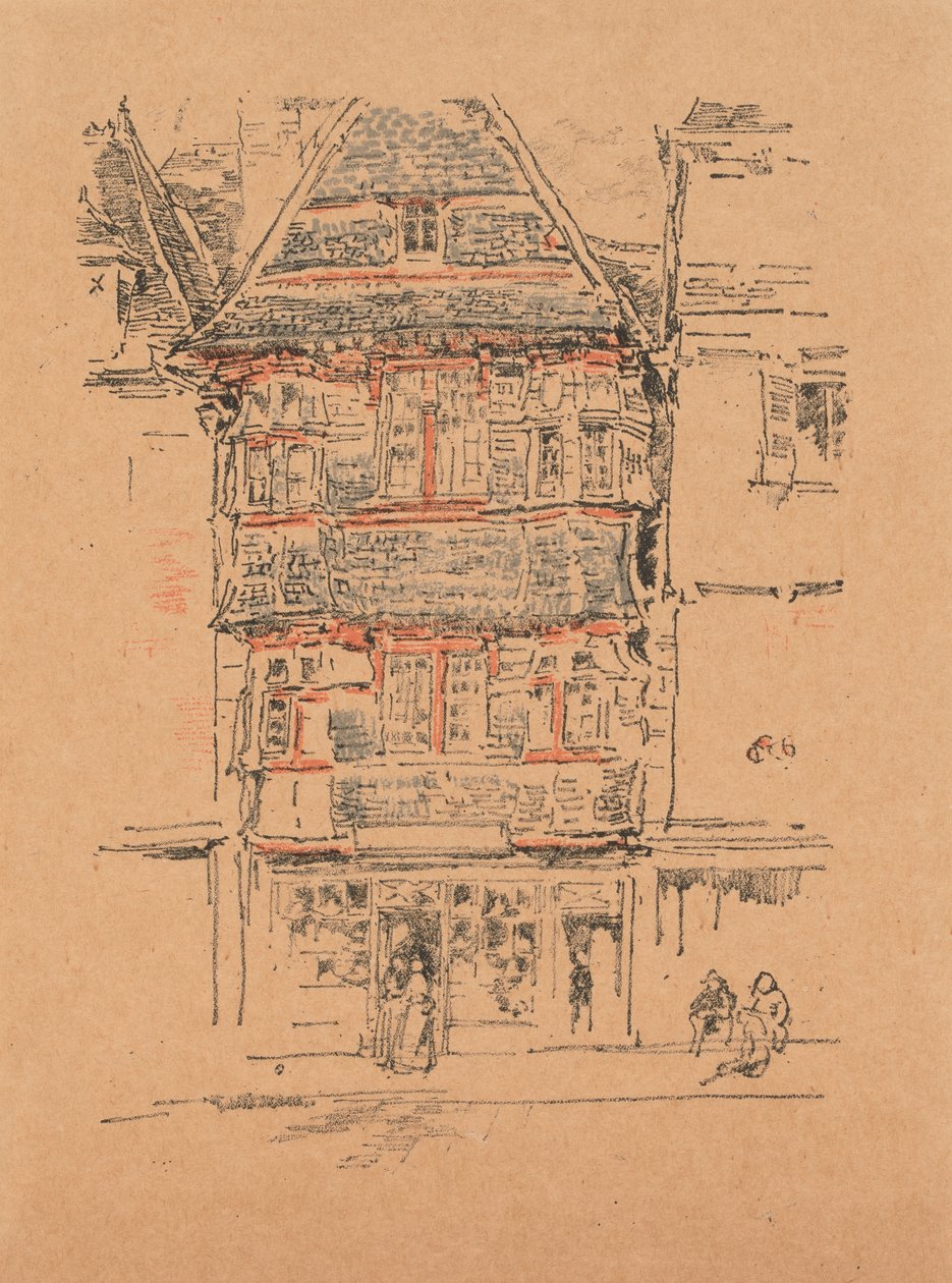 Casa Vermelha, Paimpol de James Abbott McNeill Whistler