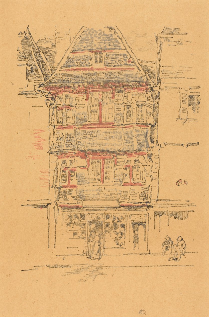 Casa vermelha, Paimpol de James McNeill Whistler