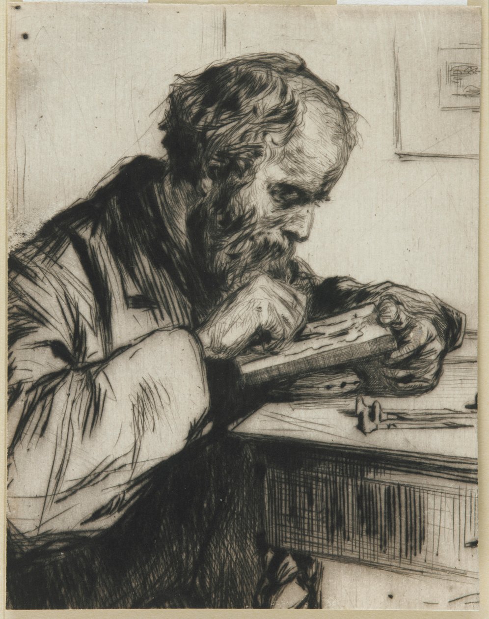 Riault (O Gravador de Madeira) de James Abbott McNeill Whistler