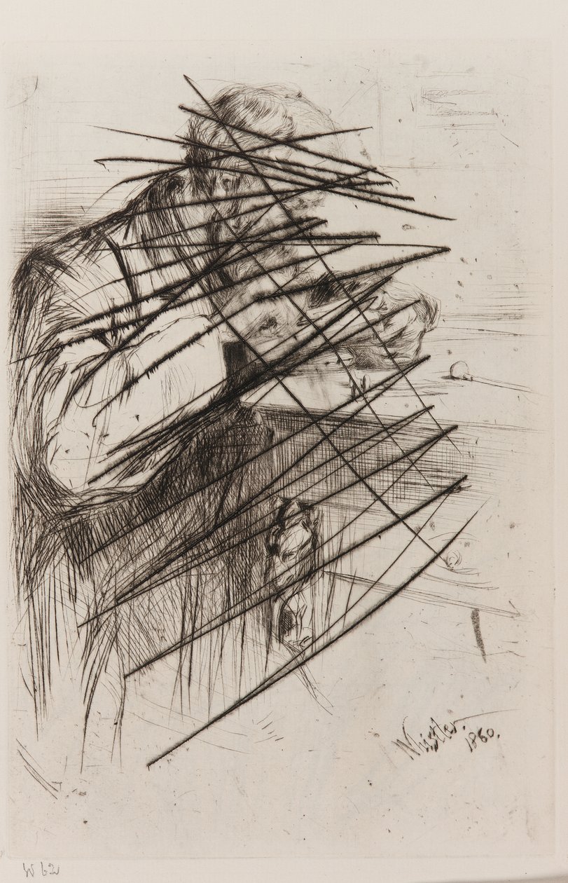 Riault (O Gravador de Madeira) de James Abbott McNeill Whistler