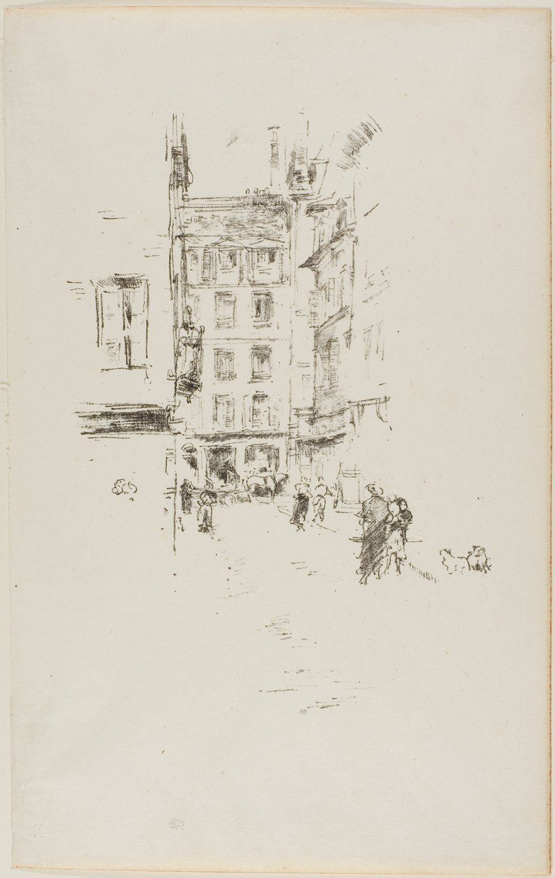 Rue Furstenburg de James Abbott McNeill Whistler