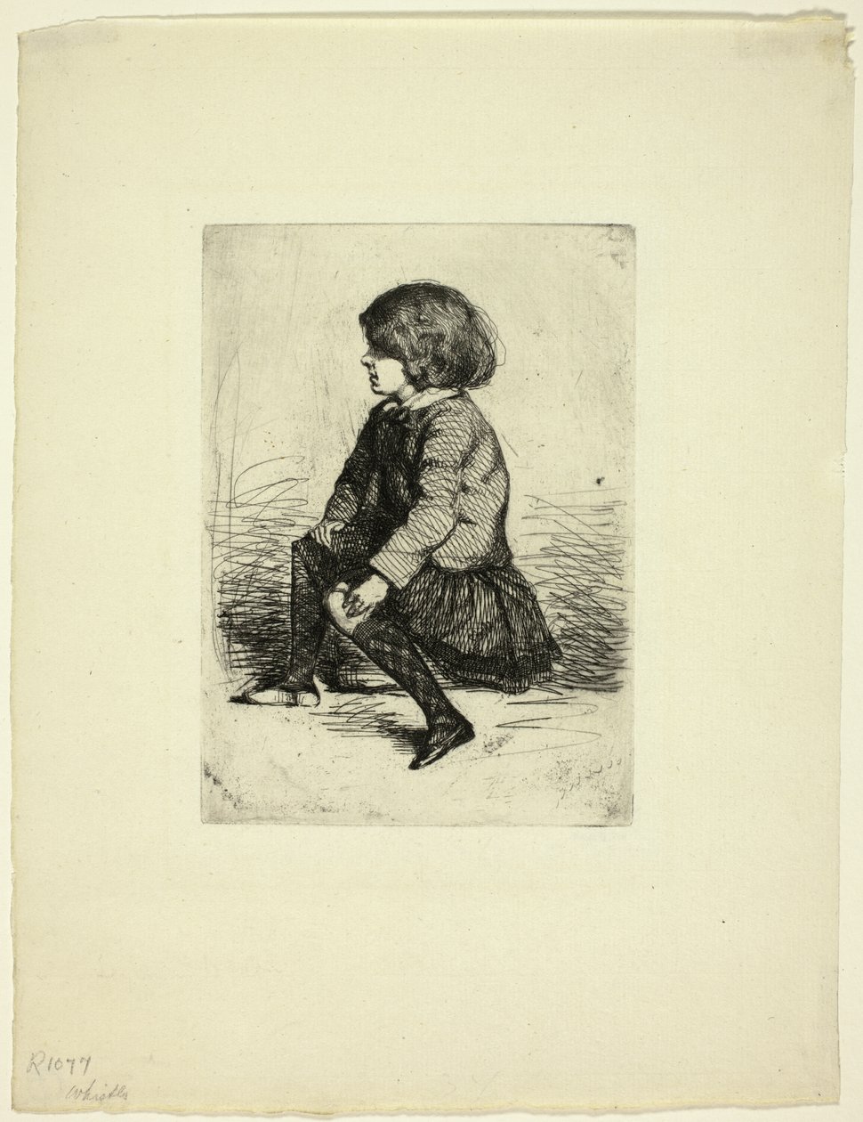Seymour Haden Jr., Sentado de James Abbott McNeill Whistler