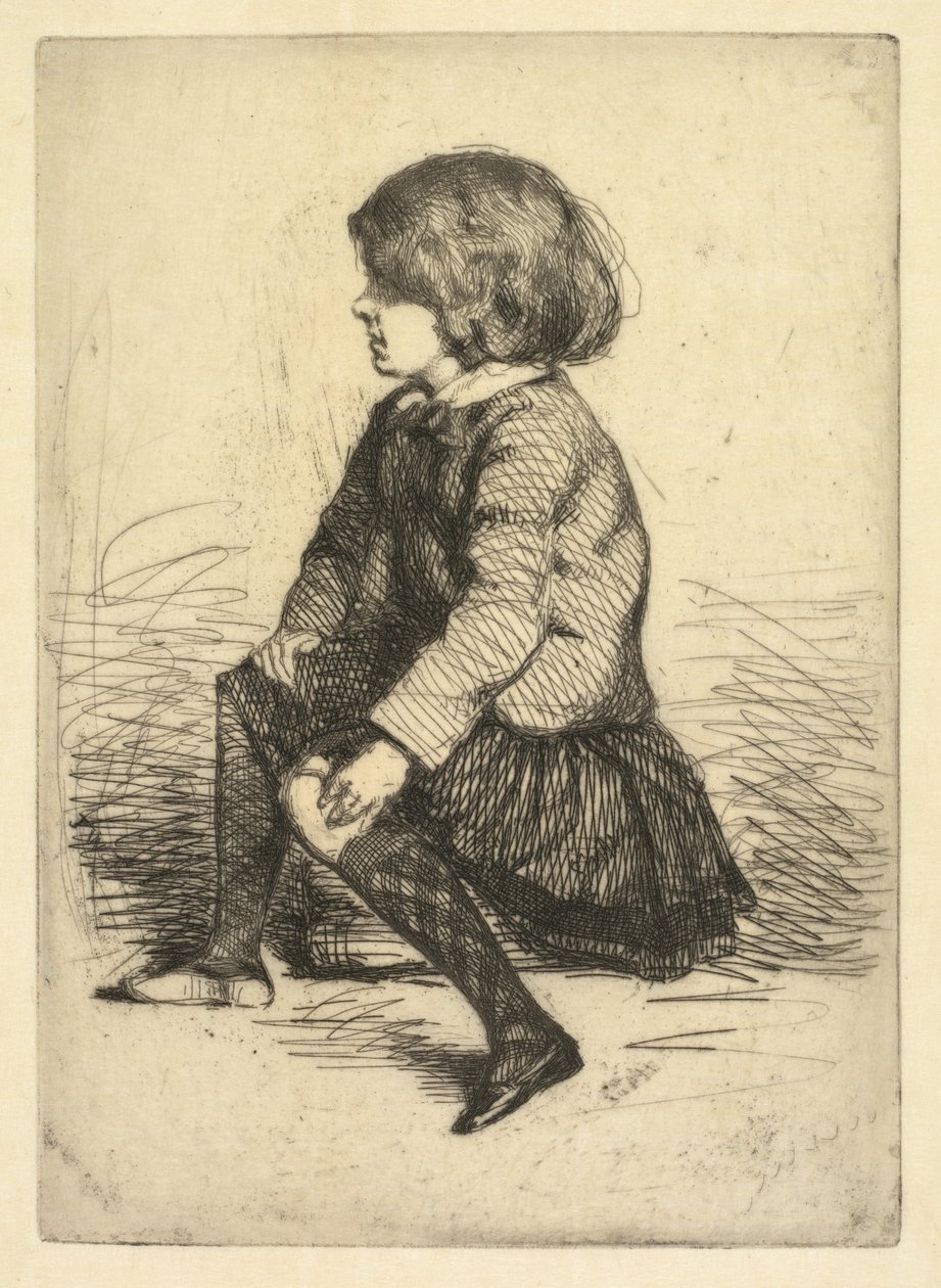 Seymour Haden Jr., sentado de James McNeill Whistler