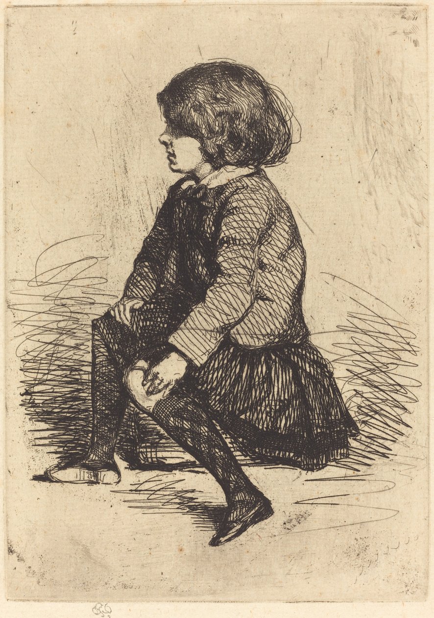 Seymour, sentado de James Abbott McNeill Whistler