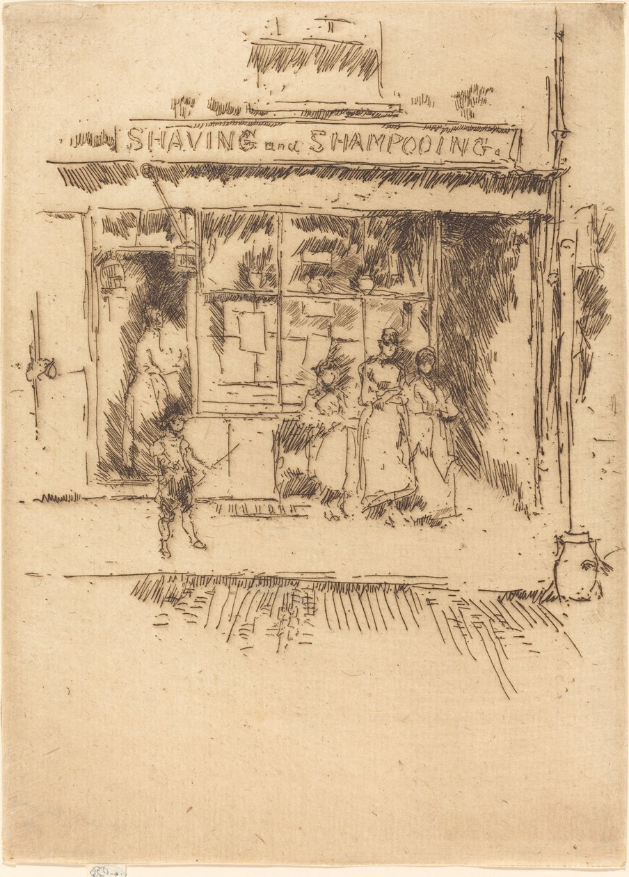 Depilação e Shampoo de James Abbott McNeill Whistler