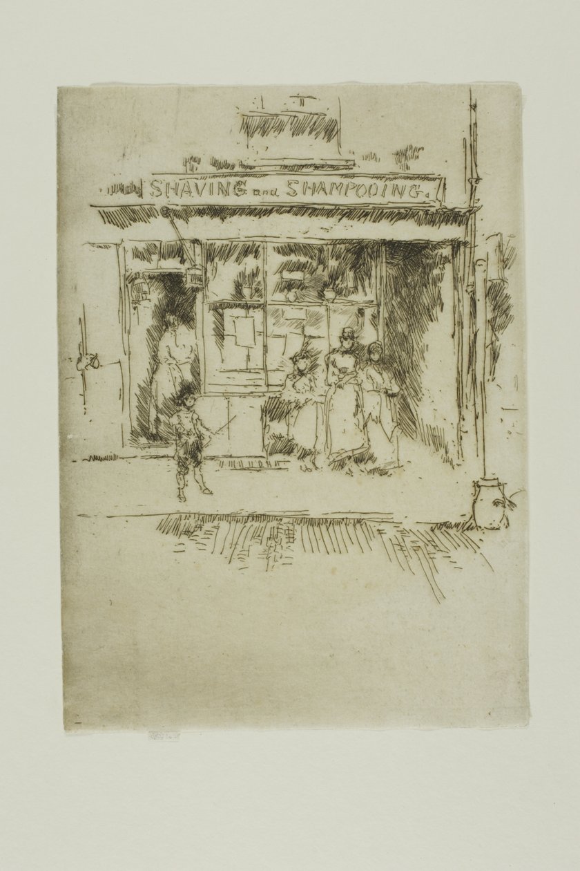 Depilação e Shampoo de James Abbott McNeill Whistler