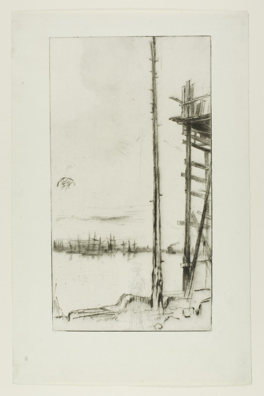 Estaleiro de construção naval, Liverpool de James McNeill Whistler