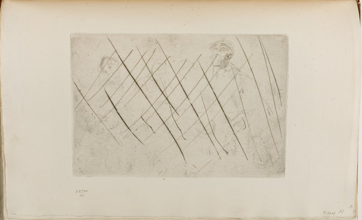 Esboço de cabeças de James Abbott McNeill Whistler