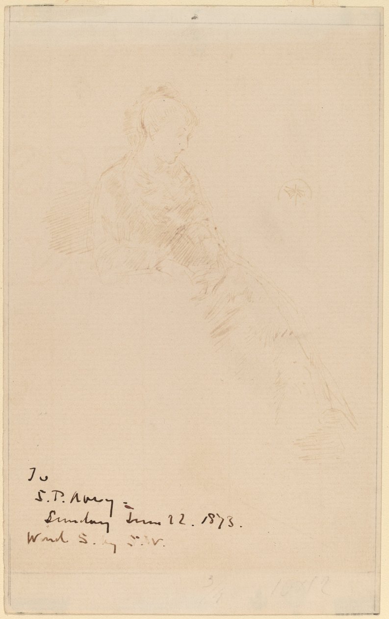 Esboço de Maud de James Abbott McNeill Whistler