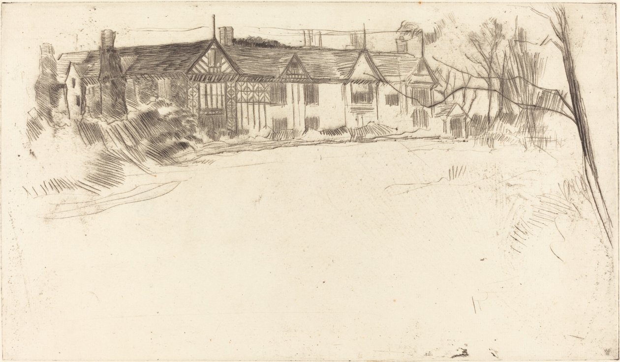 Speke Hall, No.2 de James Abbott McNeill Whistler